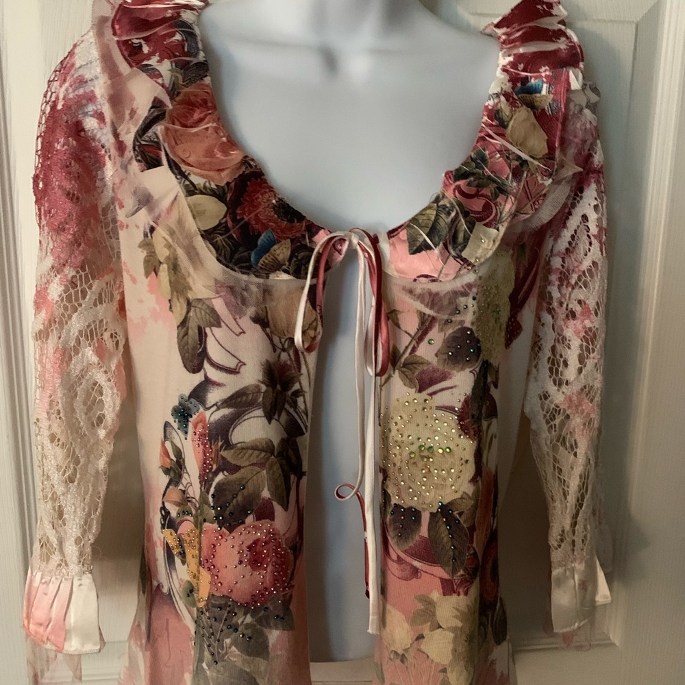 Yvos tie front cardigan